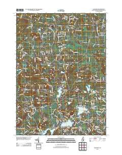 Sandown New Hampshire Historical topographic map, 1:24000 scale, 7.5 X 7.5 Minute, Year 2012