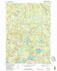 Sandown New Hampshire Historical topographic map, 1:24000 scale, 7.5 X 7.5 Minute, Year 1981
