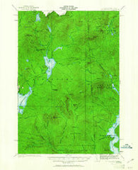 Second Lake New Hampshire Historical topographic map, 1:62500 scale, 15 X 15 Minute, Year 1927