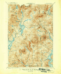 Second Lake New Hampshire Historical topographic map, 1:62500 scale, 15 X 15 Minute, Year 1932