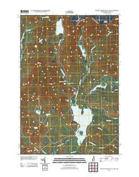 Second Connecticut Lake New Hampshire Historical topographic map, 1:24000 scale, 7.5 X 7.5 Minute, Year 2012