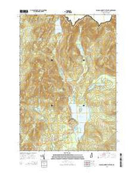 Second Connecticut Lake New Hampshire Current topographic map, 1:24000 scale, 7.5 X 7.5 Minute, Year 2015