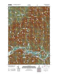Shelburne New Hampshire Historical topographic map, 1:24000 scale, 7.5 X 7.5 Minute, Year 2012