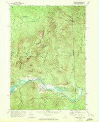 Shelburne New Hampshire Historical topographic map, 1:24000 scale, 7.5 X 7.5 Minute, Year 1970