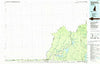 Sherbrooke New Hampshire Historical topographic map, 1:100000 scale, 30 X 60 Minute, Year 1986