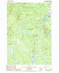 Silver Lake New Hampshire Historical topographic map, 1:24000 scale, 7.5 X 7.5 Minute, Year 1987