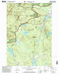 Silver Lake New Hampshire Historical topographic map, 1:24000 scale, 7.5 X 7.5 Minute, Year 1995