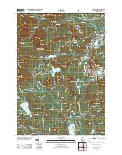 Silver Lake New Hampshire Historical topographic map, 1:24000 scale, 7.5 X 7.5 Minute, Year 2012