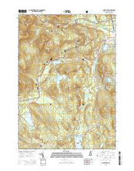 Silver Lake New Hampshire Current topographic map, 1:24000 scale, 7.5 X 7.5 Minute, Year 2015