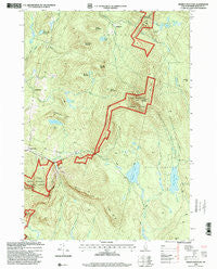 Smarts Mountain New Hampshire Historical topographic map, 1:24000 scale, 7.5 X 7.5 Minute, Year 1996