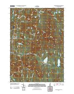 Smarts Mountain New Hampshire Historical topographic map, 1:24000 scale, 7.5 X 7.5 Minute, Year 2012