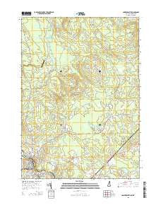 Somersworth New Hampshire Current topographic map, 1:24000 scale, 7.5 X 7.5 Minute, Year 2015