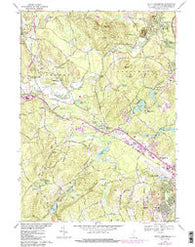 South Merrimack New Hampshire Historical topographic map, 1:24000 scale, 7.5 X 7.5 Minute, Year 1968