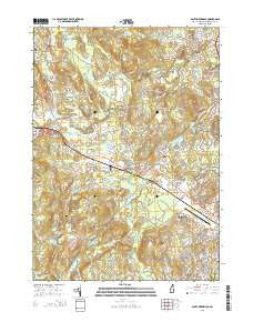 South Merrimack New Hampshire Current topographic map, 1:24000 scale, 7.5 X 7.5 Minute, Year 2015