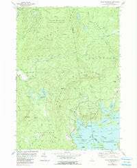 Squam Mountains New Hampshire Historical topographic map, 1:24000 scale, 7.5 X 7.5 Minute, Year 1980