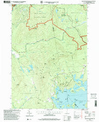 Squam Mountains New Hampshire Historical topographic map, 1:24000 scale, 7.5 X 7.5 Minute, Year 1995