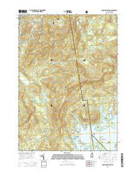 Squam Mountains New Hampshire Current topographic map, 1:24000 scale, 7.5 X 7.5 Minute, Year 2015