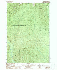 Stairs Mountain New Hampshire Historical topographic map, 1:24000 scale, 7.5 X 7.5 Minute, Year 1987