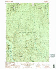 Stairs Mountain New Hampshire Historical topographic map, 1:24000 scale, 7.5 X 7.5 Minute, Year 1987
