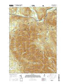 Stark New Hampshire Current topographic map, 1:24000 scale, 7.5 X 7.5 Minute, Year 2015