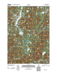 Stoddard New Hampshire Historical topographic map, 1:24000 scale, 7.5 X 7.5 Minute, Year 2012