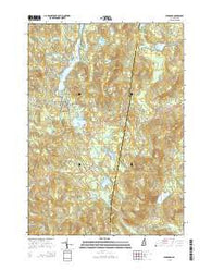 Stoddard New Hampshire Current topographic map, 1:24000 scale, 7.5 X 7.5 Minute, Year 2015
