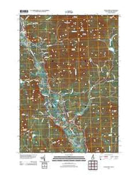 Stratford New Hampshire Historical topographic map, 1:24000 scale, 7.5 X 7.5 Minute, Year 2012