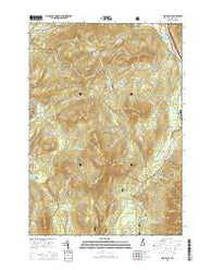 Sugar Hill New Hampshire Current topographic map, 1:24000 scale, 7.5 X 7.5 Minute, Year 2015