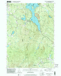 Sunapee Lake South New Hampshire Historical topographic map, 1:24000 scale, 7.5 X 7.5 Minute, Year 1998
