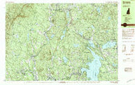 Sunapee New Hampshire Historical topographic map, 1:25000 scale, 7.5 X 15 Minute, Year 1984