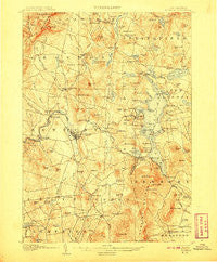 Sunapee New Hampshire Historical topographic map, 1:62500 scale, 15 X 15 Minute, Year 1907