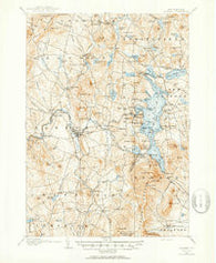 Sunapee New Hampshire Historical topographic map, 1:62500 scale, 15 X 15 Minute, Year 1902
