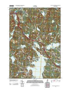 Sunapee Lake North New Hampshire Historical topographic map, 1:24000 scale, 7.5 X 7.5 Minute, Year 2012