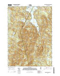 Sunapee Lake South New Hampshire Current topographic map, 1:24000 scale, 7.5 X 7.5 Minute, Year 2015