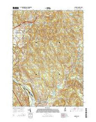 Suncook New Hampshire Current topographic map, 1:24000 scale, 7.5 X 7.5 Minute, Year 2015