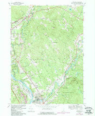 Suncook New Hampshire Historical topographic map, 1:24000 scale, 7.5 X 7.5 Minute, Year 1967