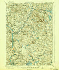 Suncook New Hampshire Historical topographic map, 1:62500 scale, 15 X 15 Minute, Year 1921