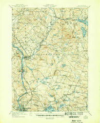 Suncook New Hampshire Historical topographic map, 1:62500 scale, 15 X 15 Minute, Year 1921