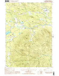Tamworth New Hampshire Historical topographic map, 1:24000 scale, 7.5 X 7.5 Minute, Year 1998