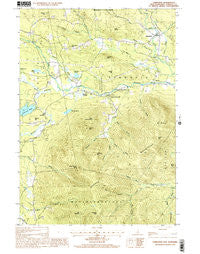 Tamworth New Hampshire Historical topographic map, 1:24000 scale, 7.5 X 7.5 Minute, Year 1998