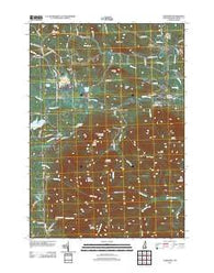 Tamworth New Hampshire Historical topographic map, 1:24000 scale, 7.5 X 7.5 Minute, Year 2012