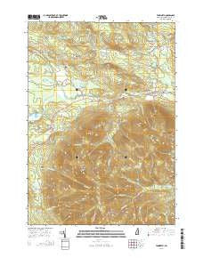 Tamworth New Hampshire Current topographic map, 1:24000 scale, 7.5 X 7.5 Minute, Year 2015