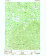 Tamworth New Hampshire Historical topographic map, 1:24000 scale, 7.5 X 7.5 Minute, Year 1987