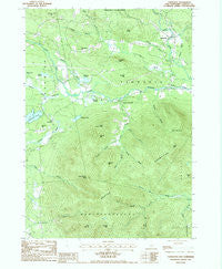 Tamworth New Hampshire Historical topographic map, 1:24000 scale, 7.5 X 7.5 Minute, Year 1987