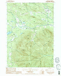 Tamworth New Hampshire Historical topographic map, 1:24000 scale, 7.5 X 7.5 Minute, Year 1987