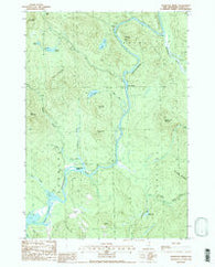 Teakettle Ridge New Hampshire Historical topographic map, 1:24000 scale, 7.5 X 7.5 Minute, Year 1988