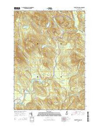 Teakettle Ridge New Hampshire Current topographic map, 1:24000 scale, 7.5 X 7.5 Minute, Year 2015