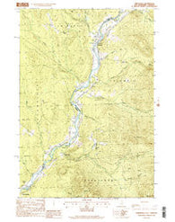 Tinkerville New Hampshire Historical topographic map, 1:24000 scale, 7.5 X 7.5 Minute, Year 1988