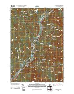 Tinkerville New Hampshire Historical topographic map, 1:24000 scale, 7.5 X 7.5 Minute, Year 2012