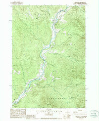 Tinkerville New Hampshire Historical topographic map, 1:24000 scale, 7.5 X 7.5 Minute, Year 1988